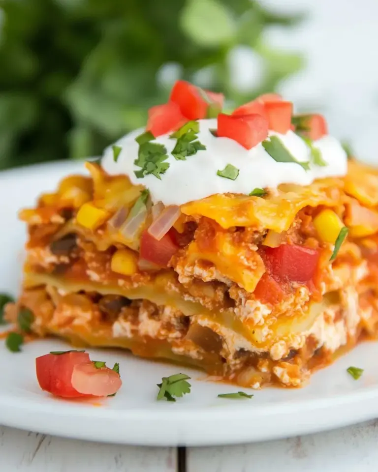 Homemade Mexican Lasagna photo