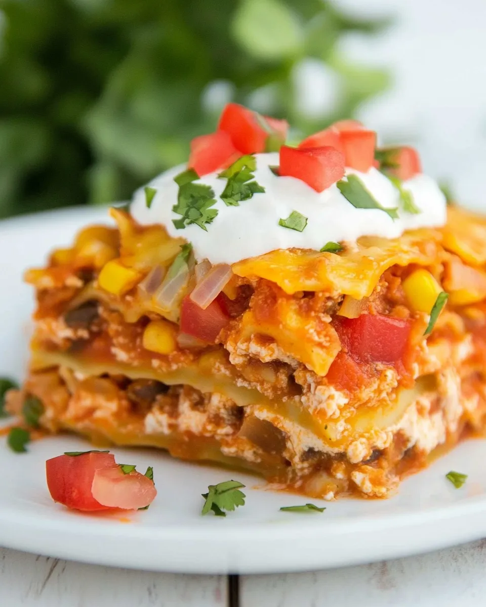 Homemade Mexican Lasagna photo