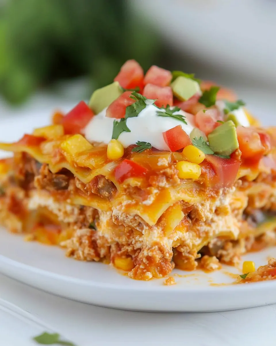 Easy Mexican Lasagna recipe photo