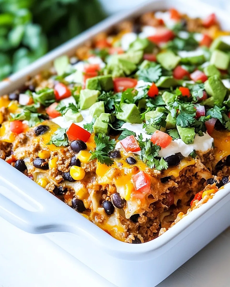 Classic Mexican Lasagna with Tortillas recipe image