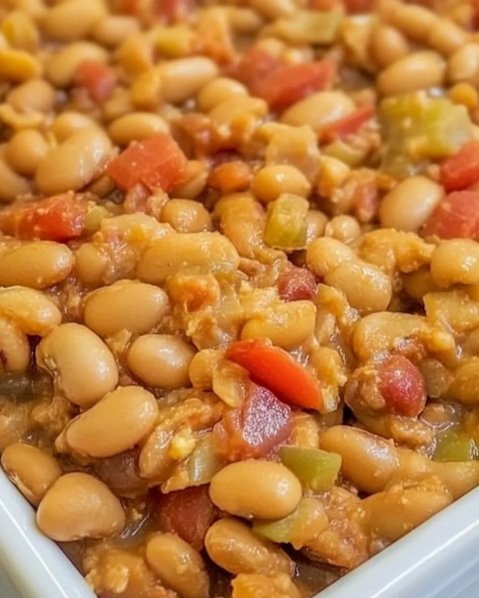 Easy Mexican Pinto Beans food shot