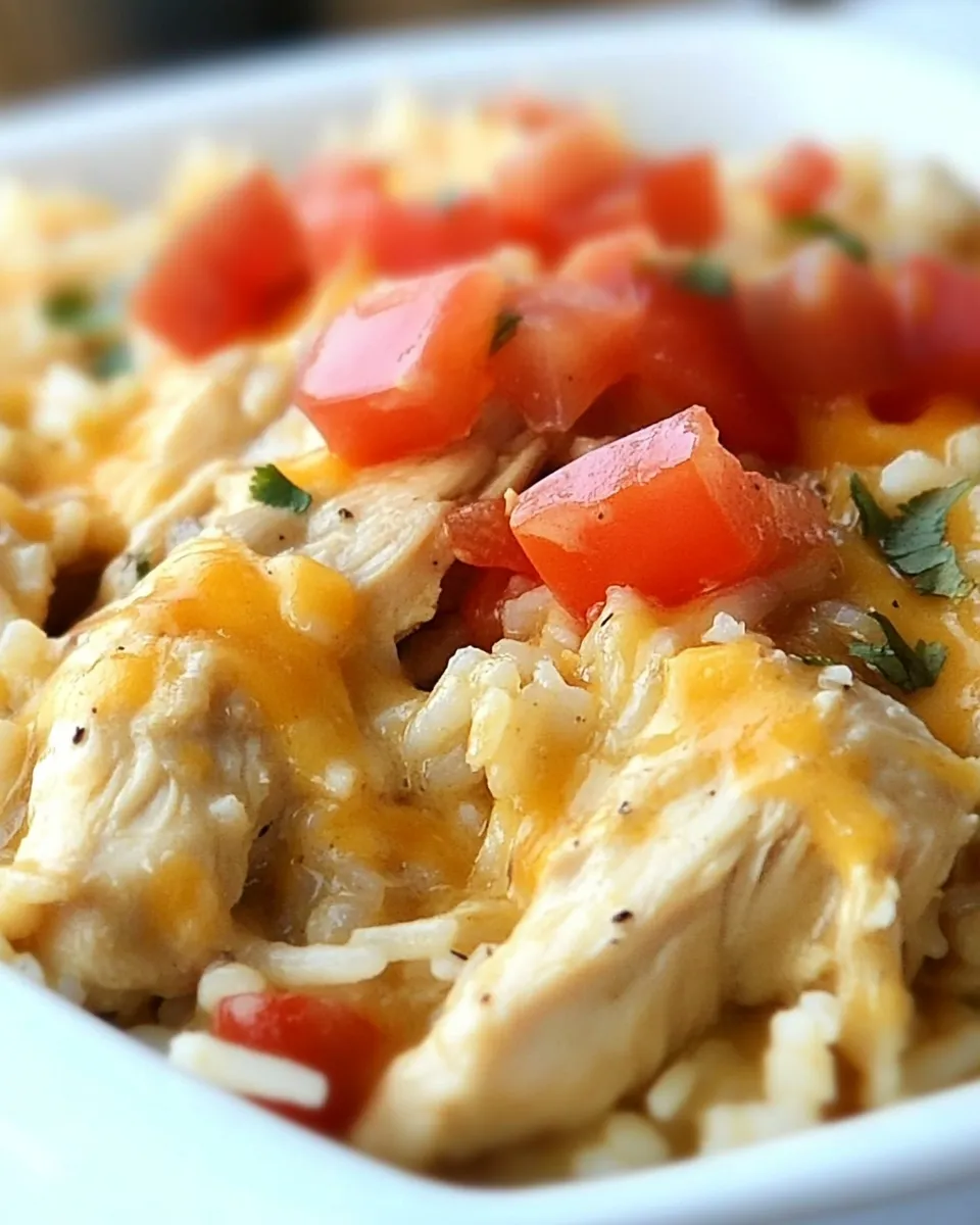 Delicious Mexican Restaurant Chicken & Rice shot