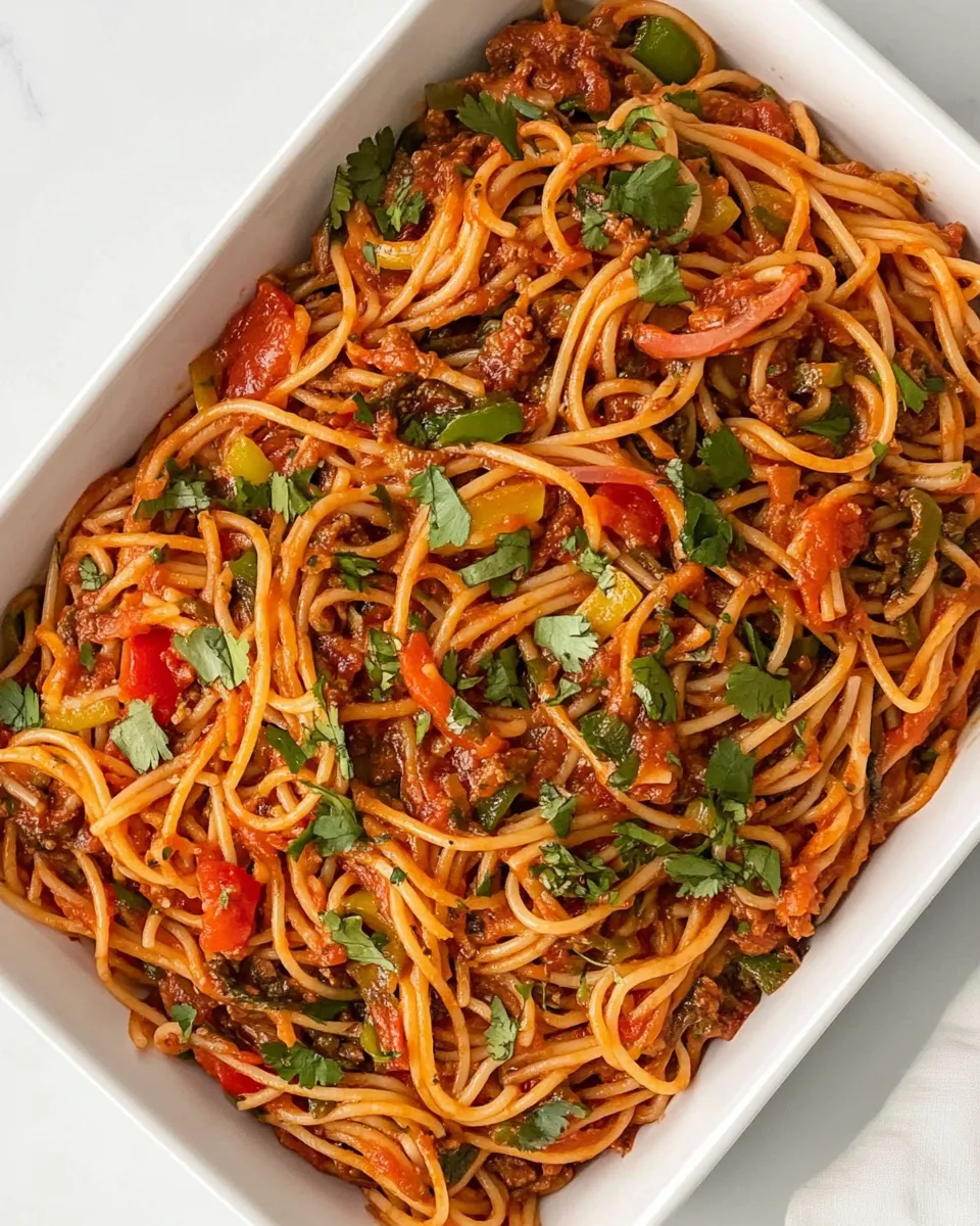 Classic Mexican Spaghetti image