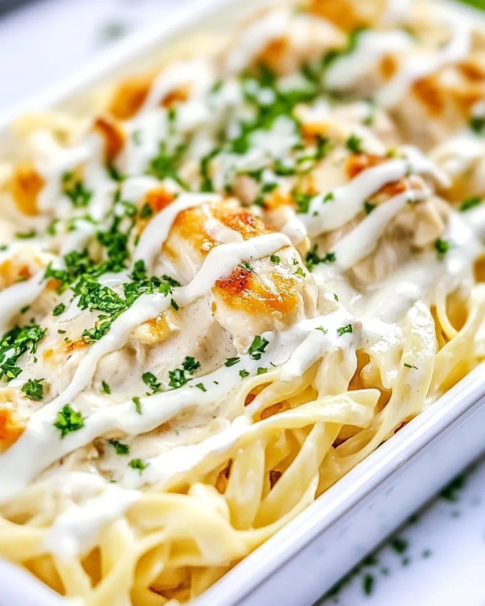 Delicious Million Dollar Chicken Alfredo recipe photo
