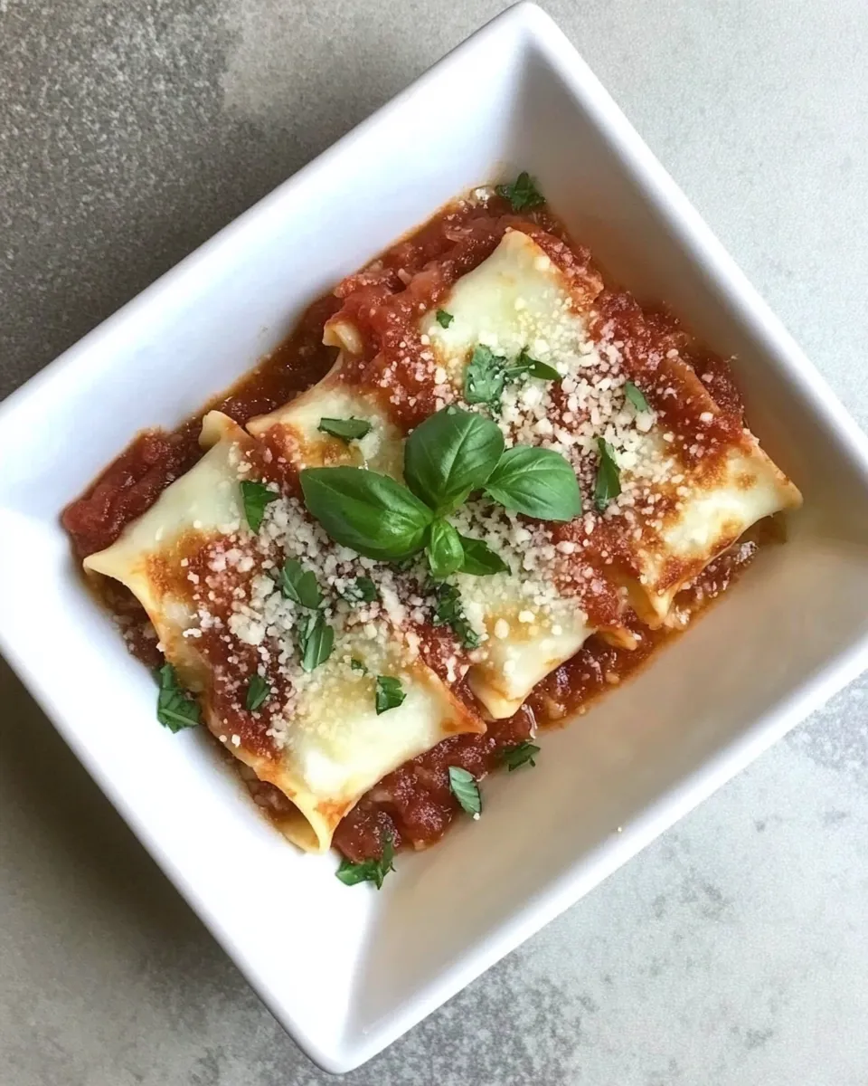 Easy Mini Cannelloni recipe photo