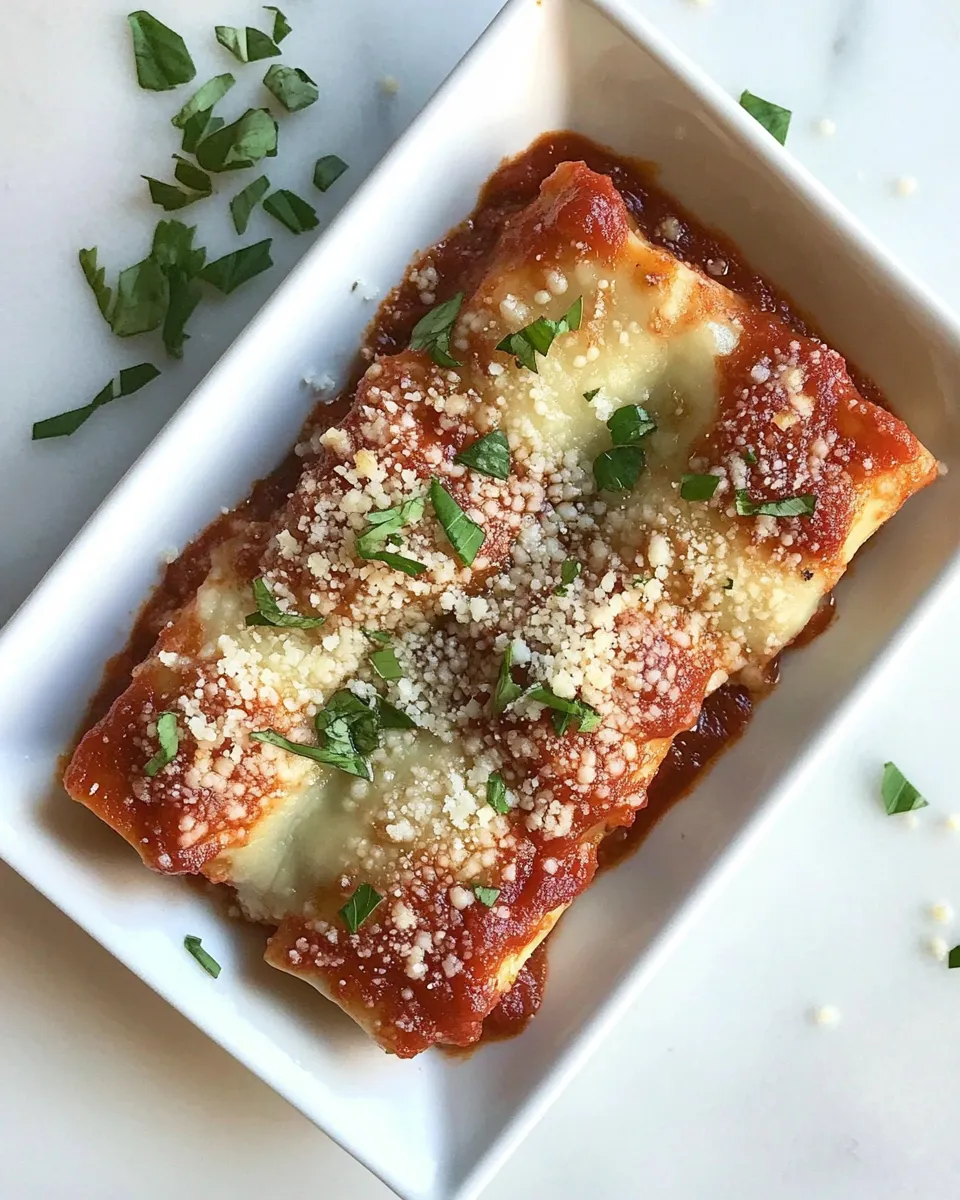 Delicious Mini Cannelloni shot