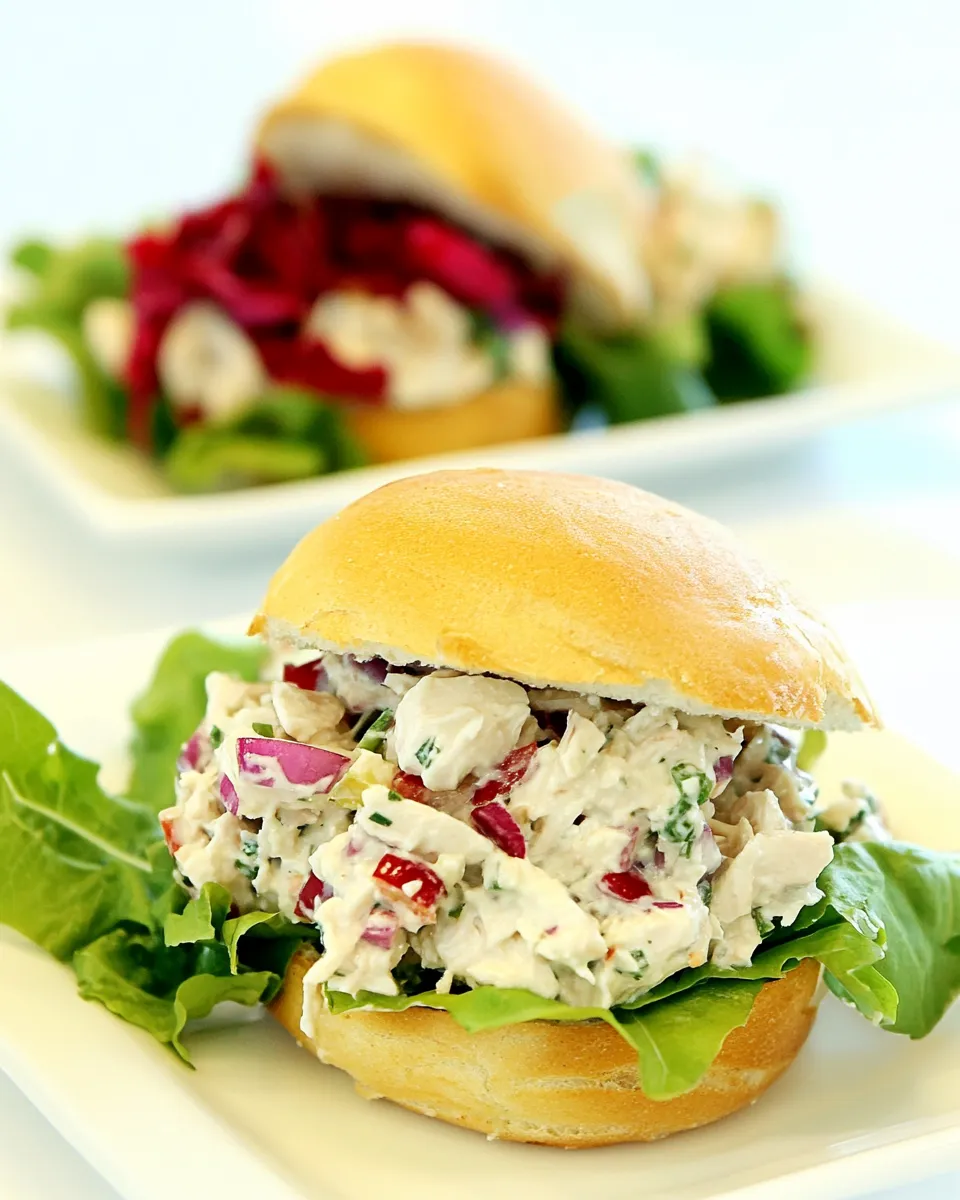 Easy Mini Chicken Salad Sandwiches photo