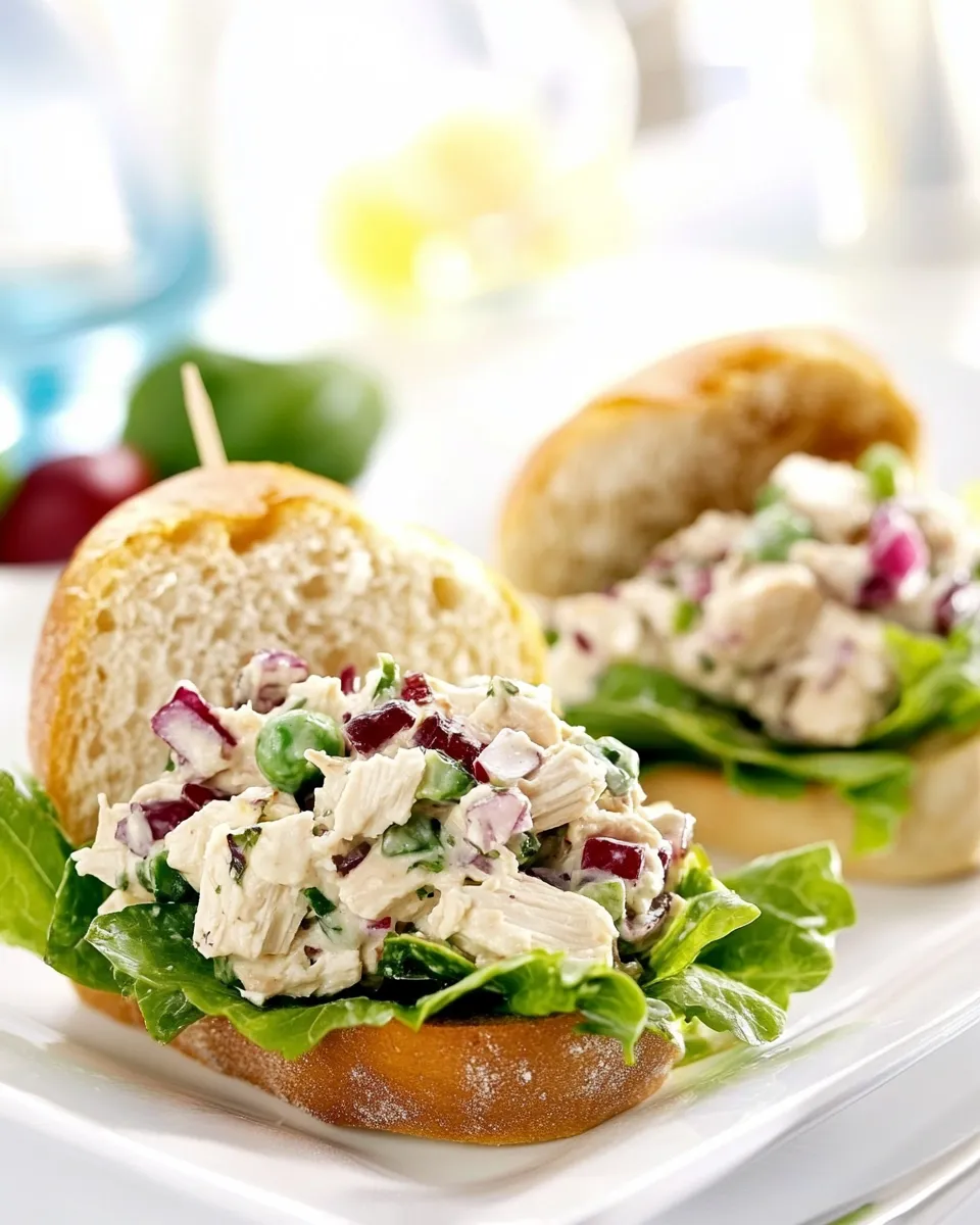 Delicious Mini Chicken Salad Sandwiches image