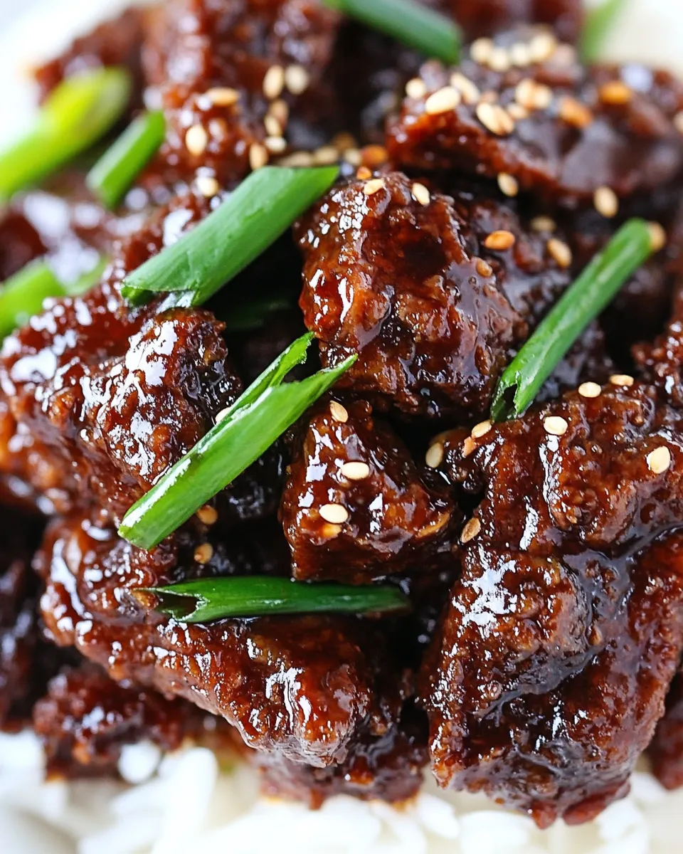 Homemade Mongolian Beef Recipe photo