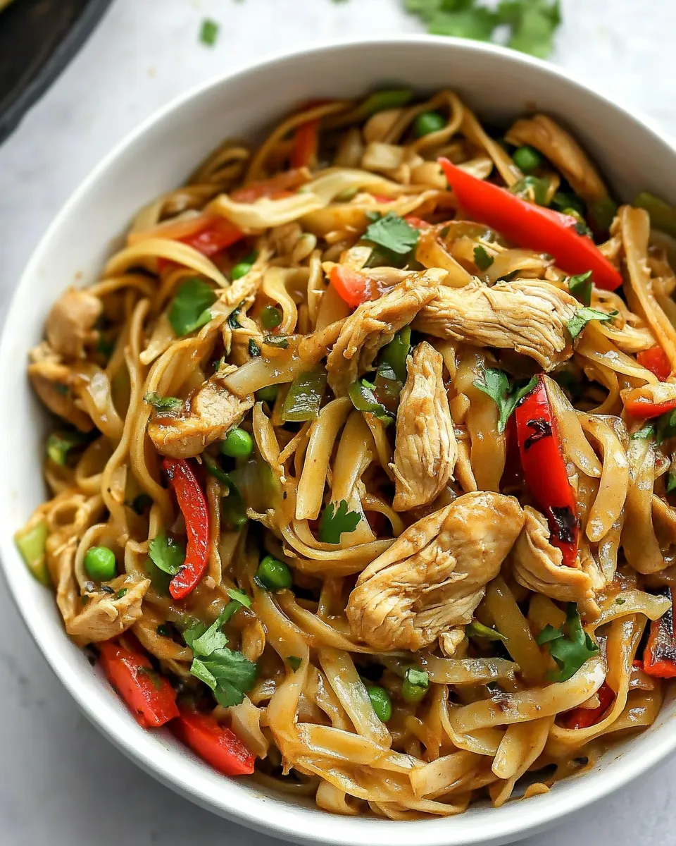 Delicious Mongolian Chicken Noodles picture