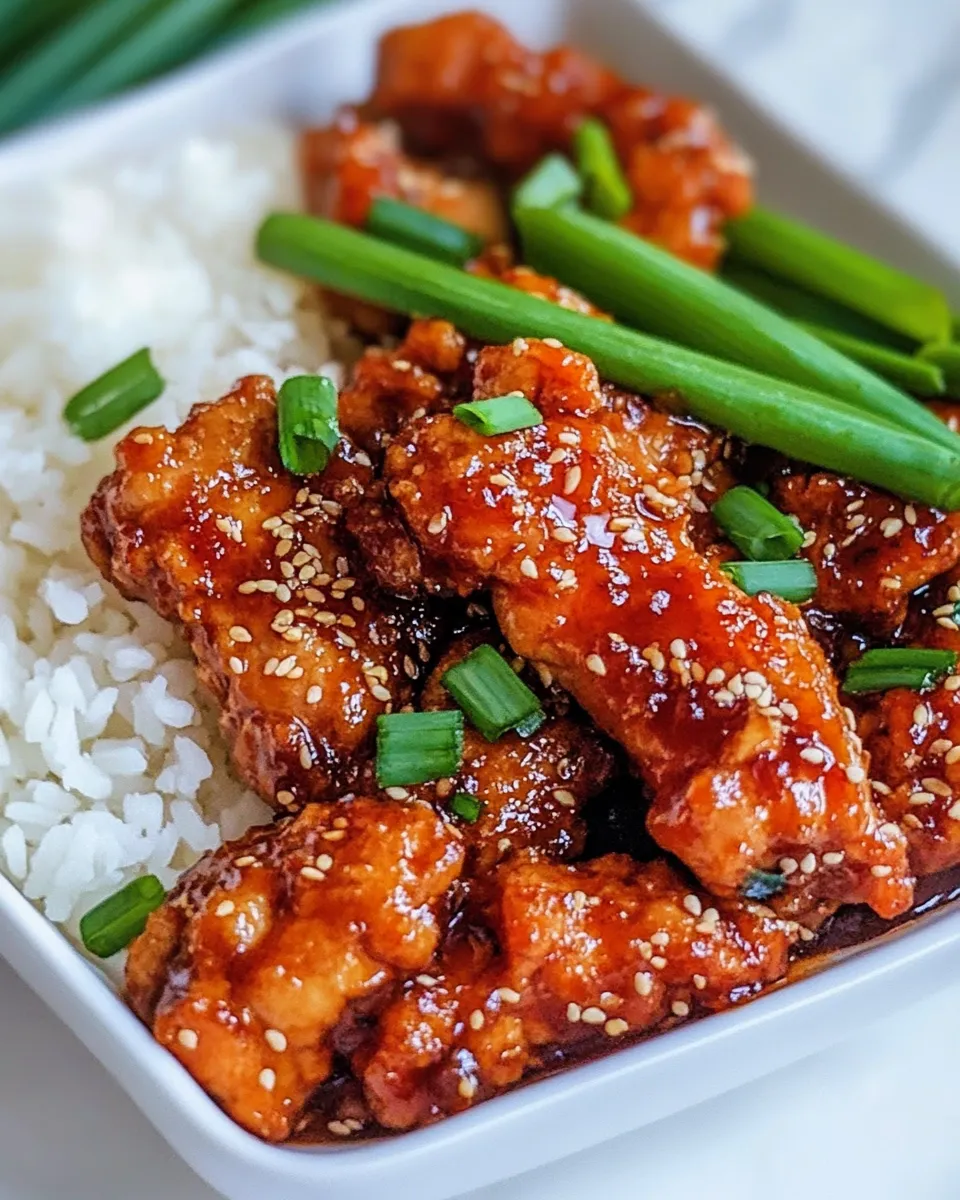 Delicious Mongolian Chicken Recipe shot