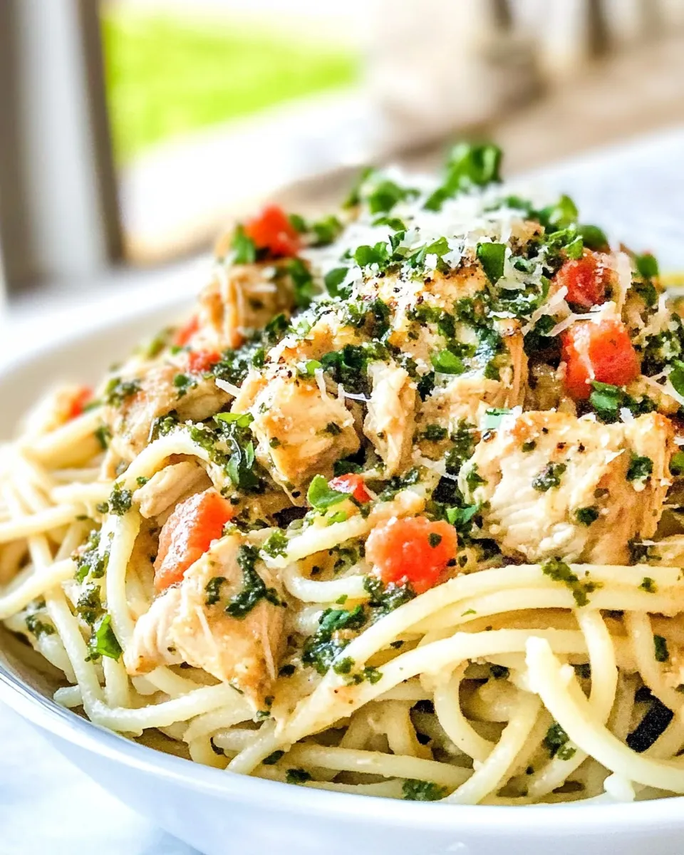 Easy Monterey Chicken Spaghetti photo