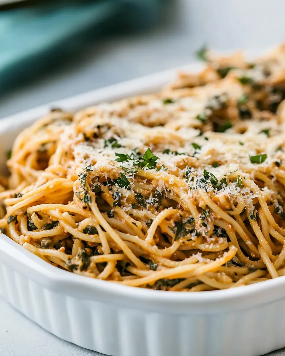 Delicious Monterey Spaghetti shot