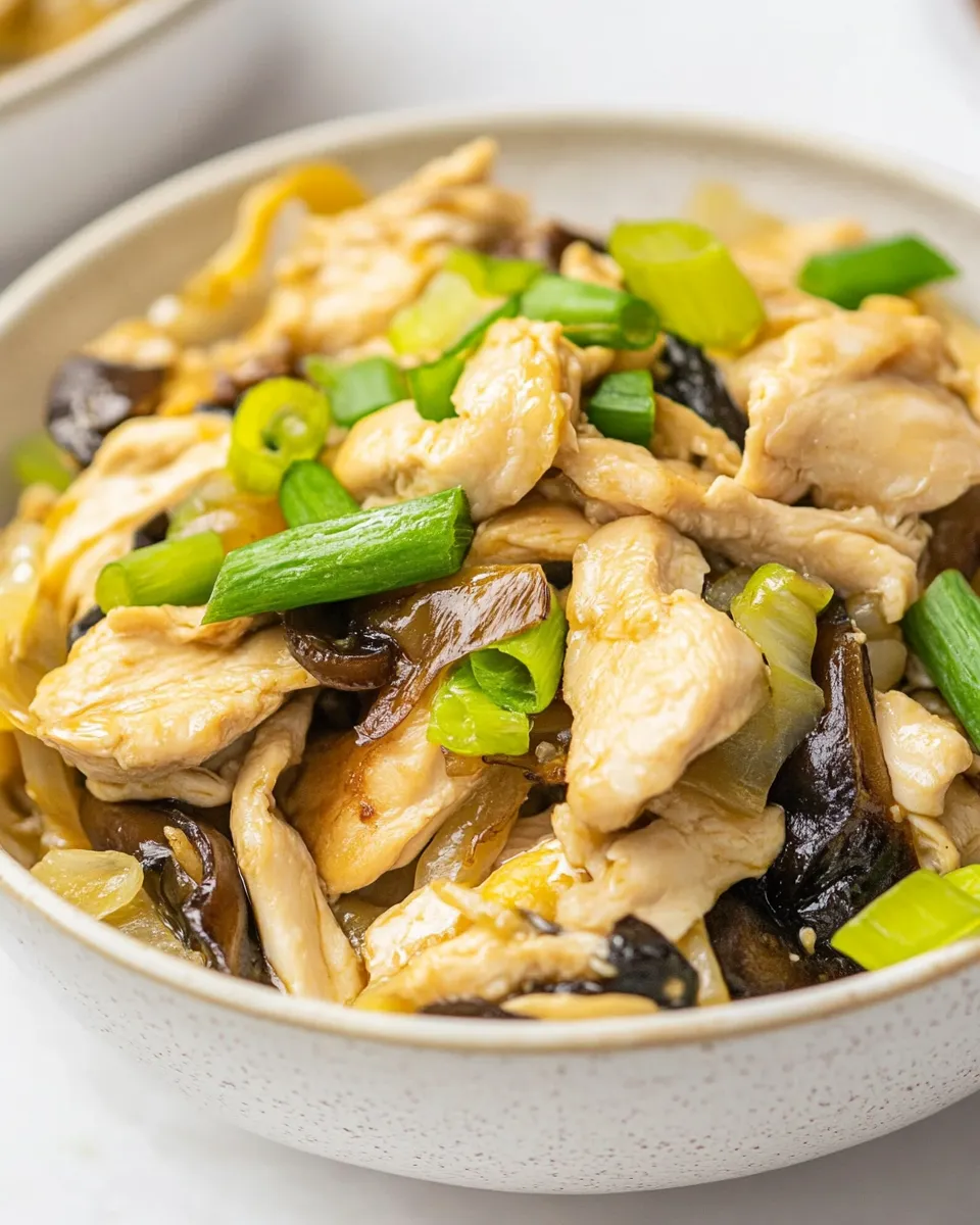 Homemade Moo Shu Chicken Bowls recipe photo