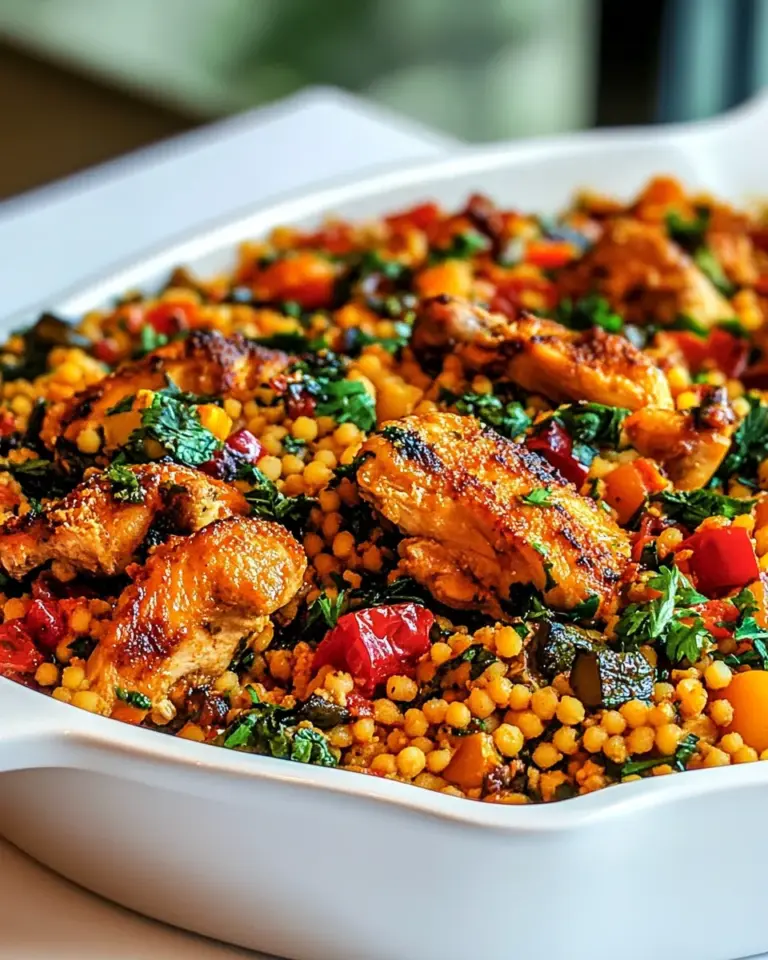 Homemade Moroccan Chicken Couscous photo