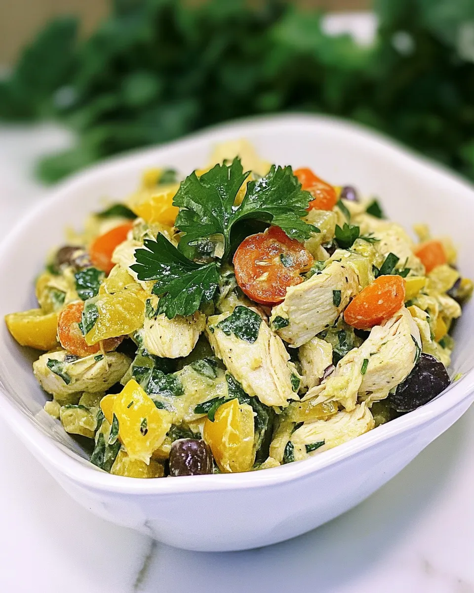 Classic Moroccan Chicken Salad image