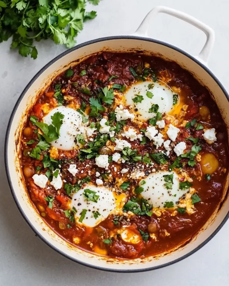 Homemade Moroccan Eggs Shakshuka photo