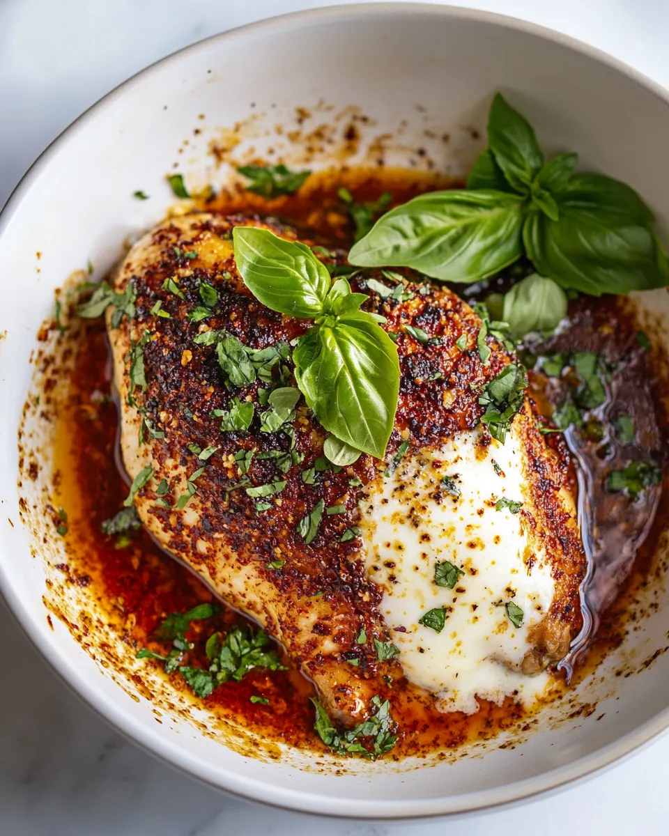 Healthy Mozzarella Stuffed Chicken. photo