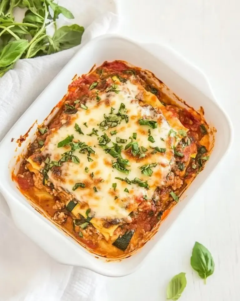 Homemade Mushroom Zucchini Lasagna photo