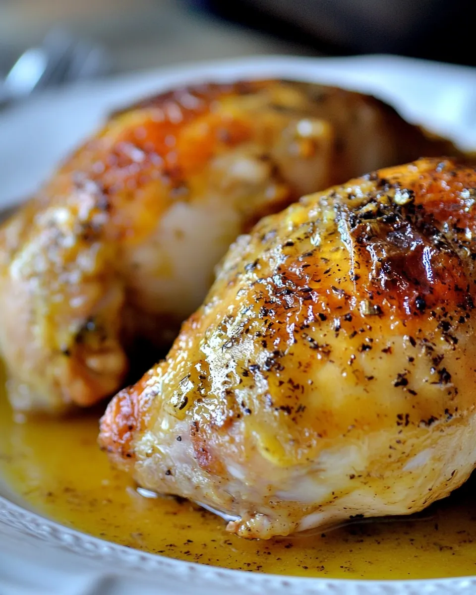 Perfect Mustard BBQ Roasted Chicken Recipe recipe photo