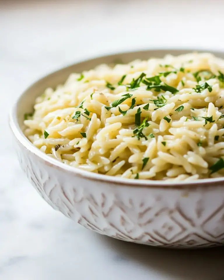 Homemade My Favorite Easy Parmesan Orzo Side Dish photo