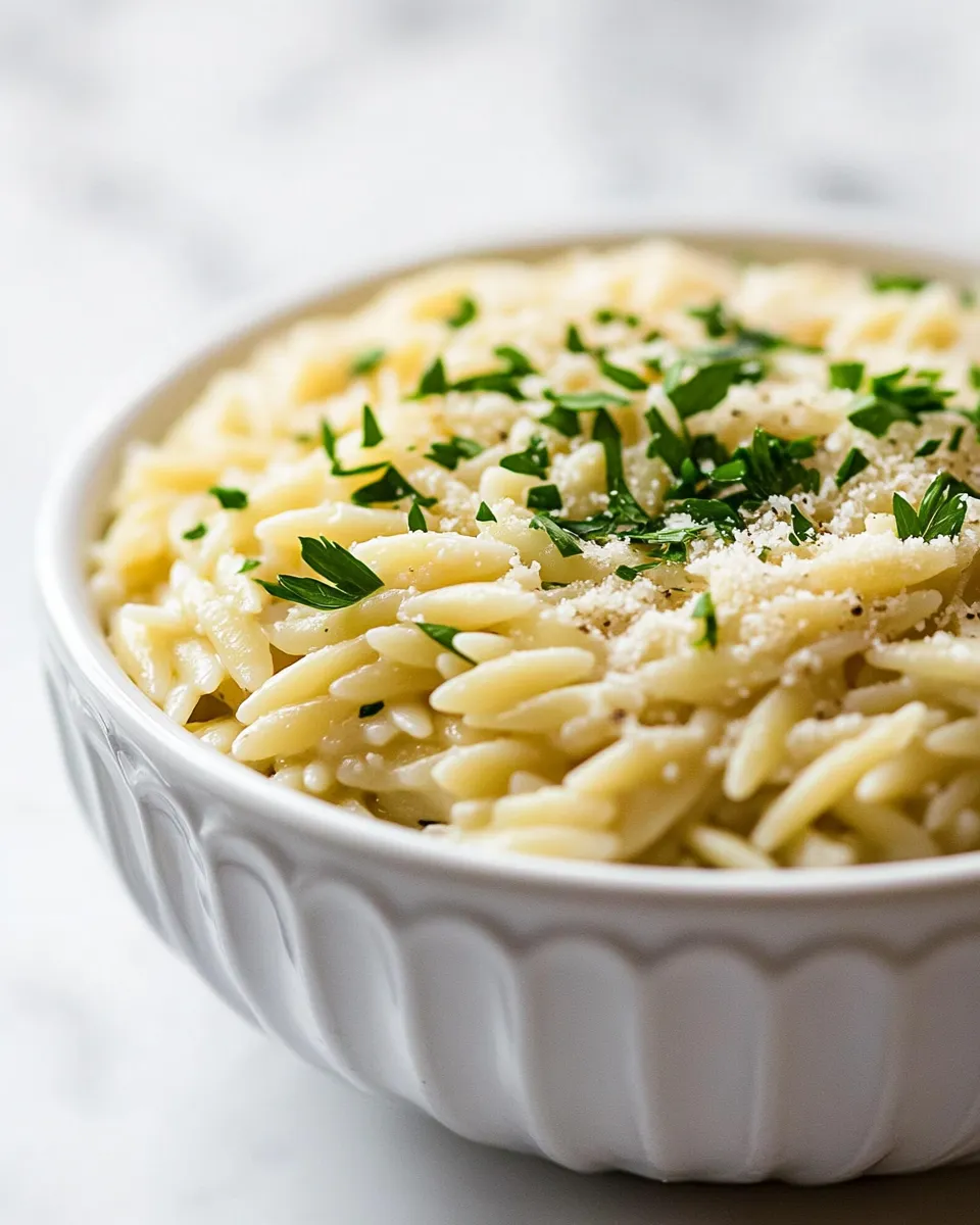 Easy My Favorite Easy Parmesan Orzo Side Dish recipe photo