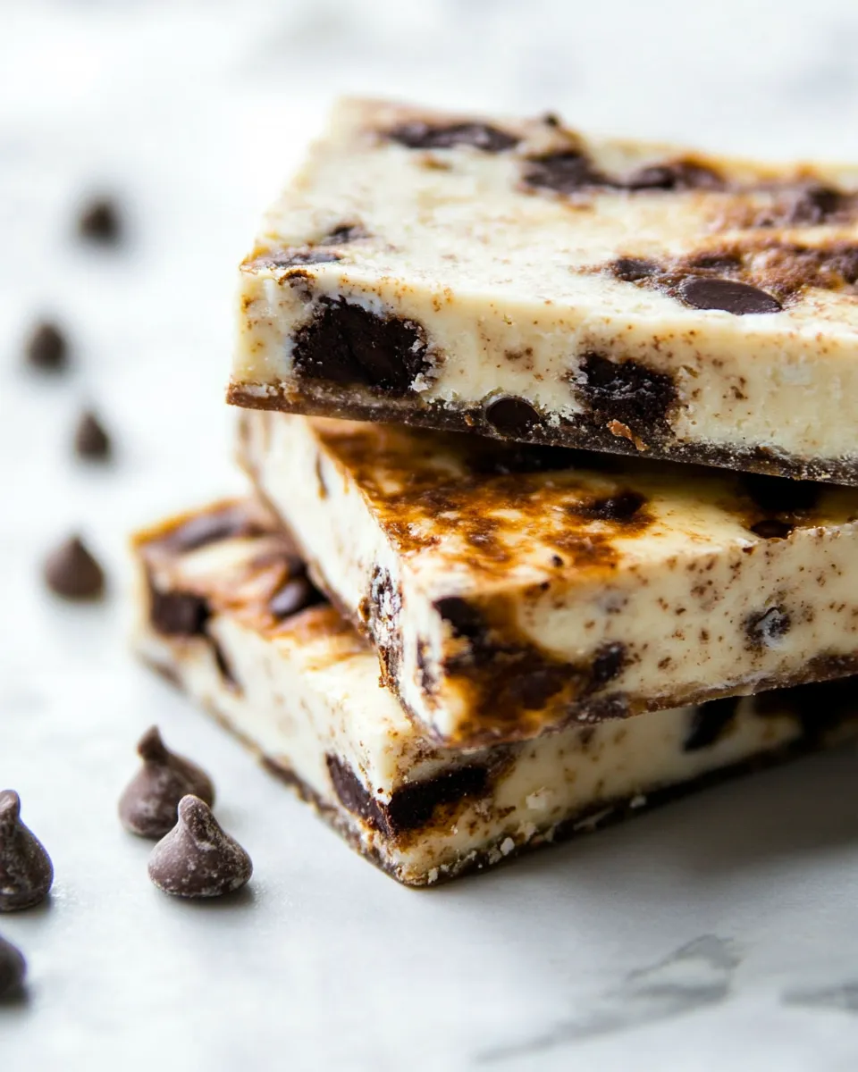 Homemade No-Bake Cookies-And-Cream Protein Bars photo