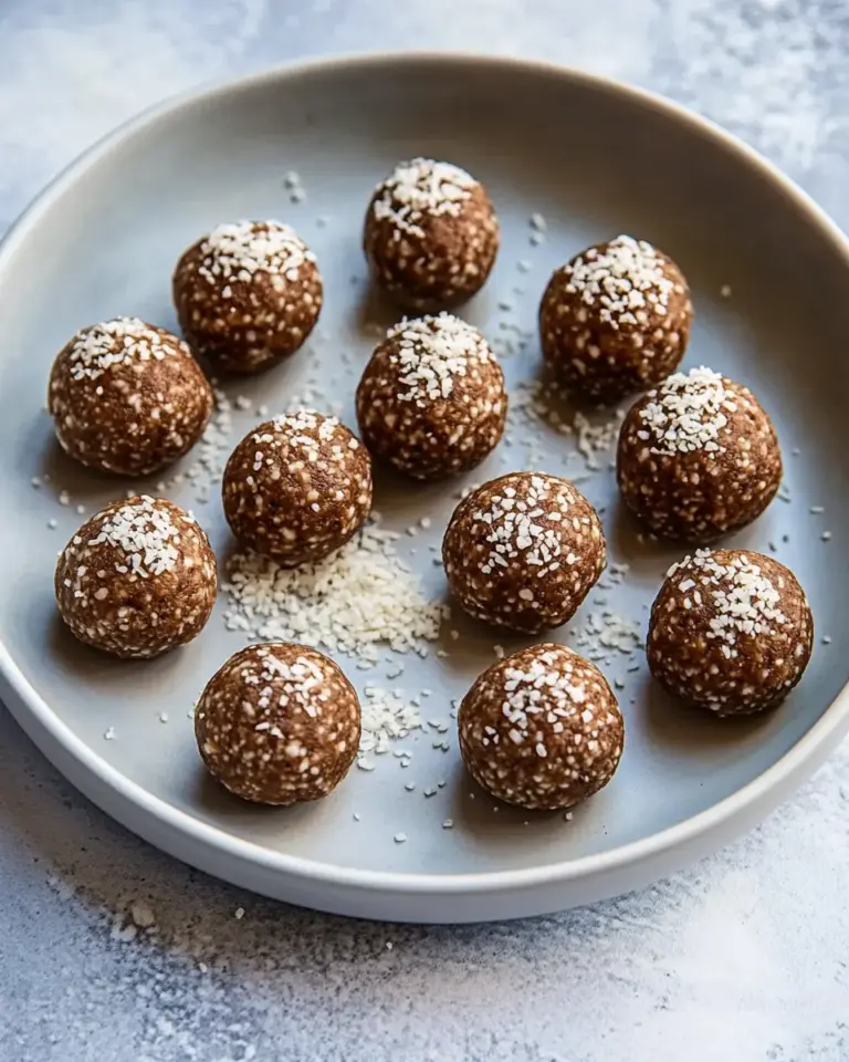 Homemade No Bake Protein Power Balls recipe photo