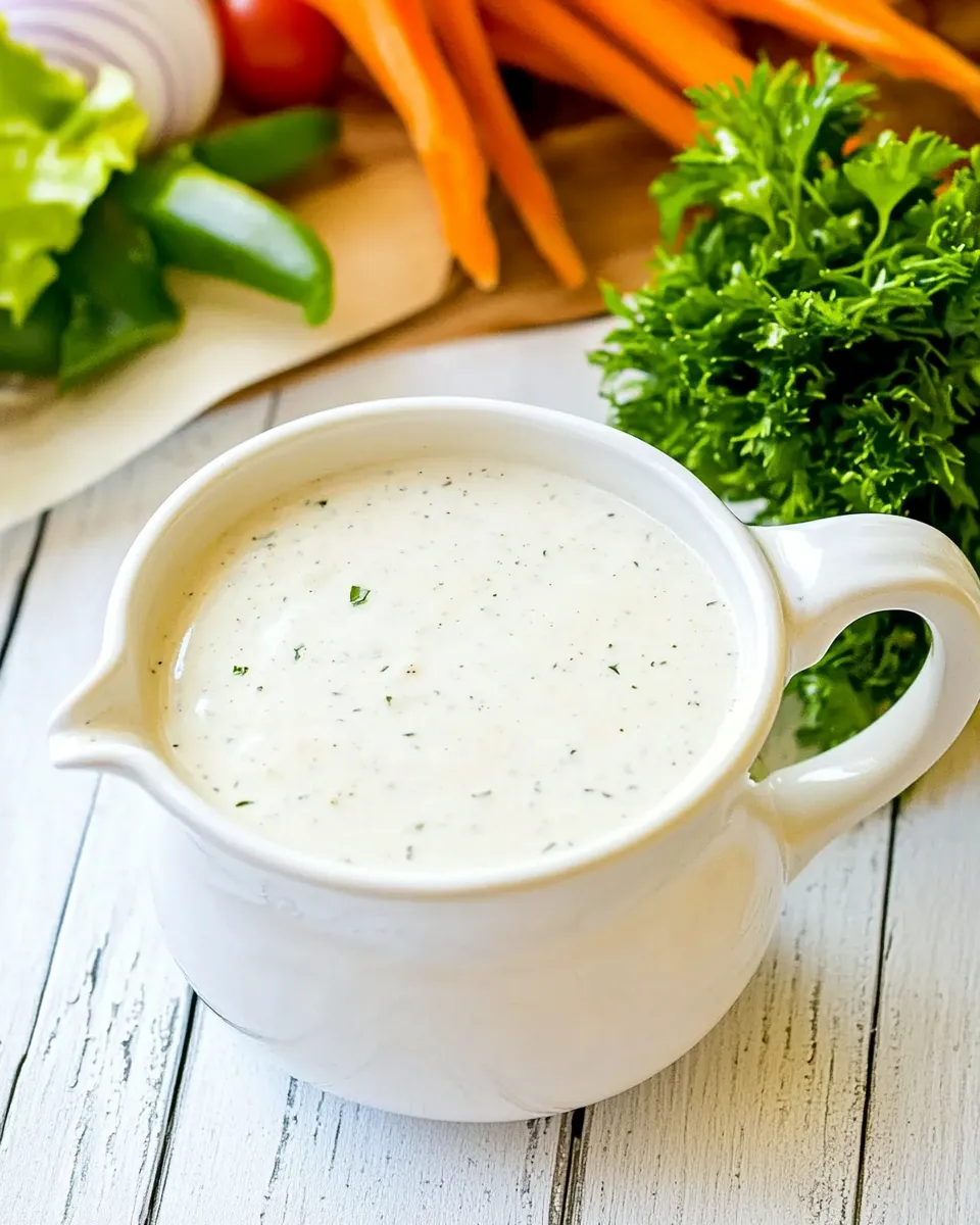 Easy Old Spaghetti Factory Creamy Pesto Dressing: Easy Copycat Recipe shot