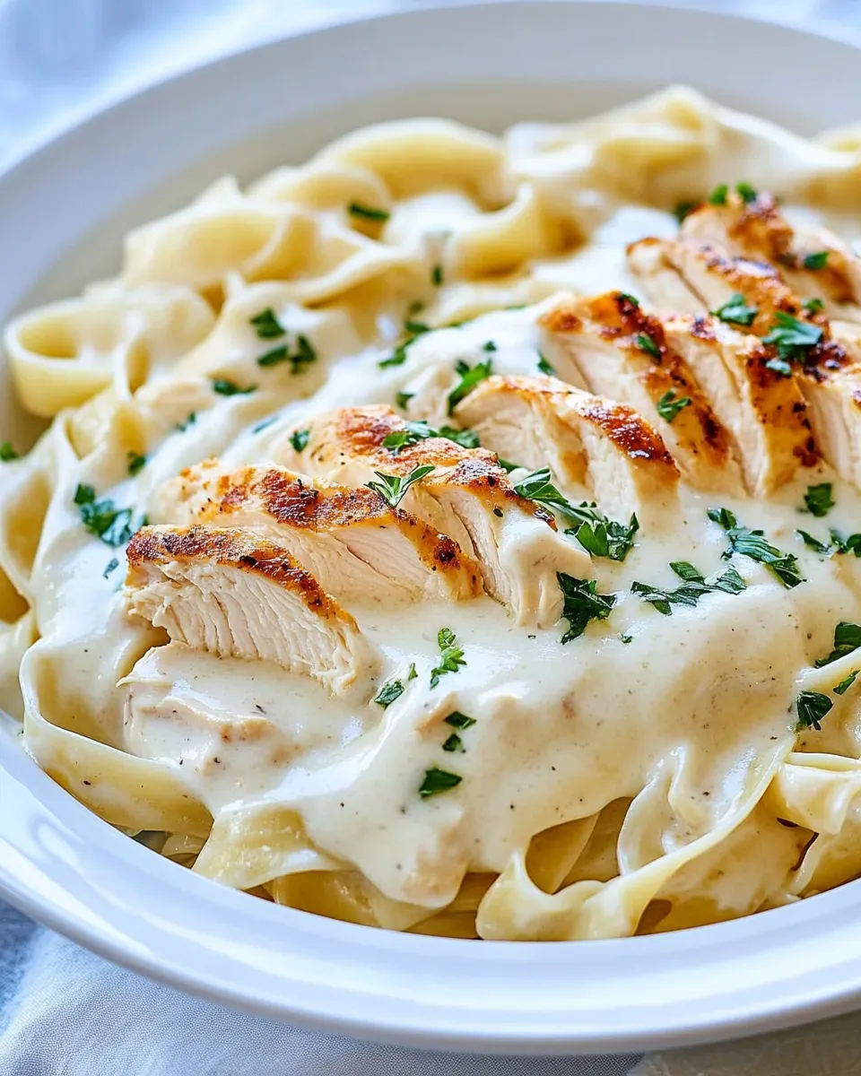 Homemade Olive Garden Chicken Alfredo Copycat Recipe photo