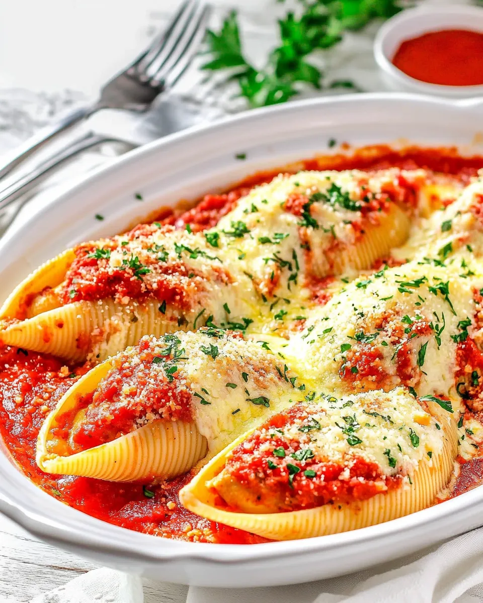 Classic Olive Garden Giant Cheese Stuffed Shells: Easy Restaurant-Quality Pasta at Home image