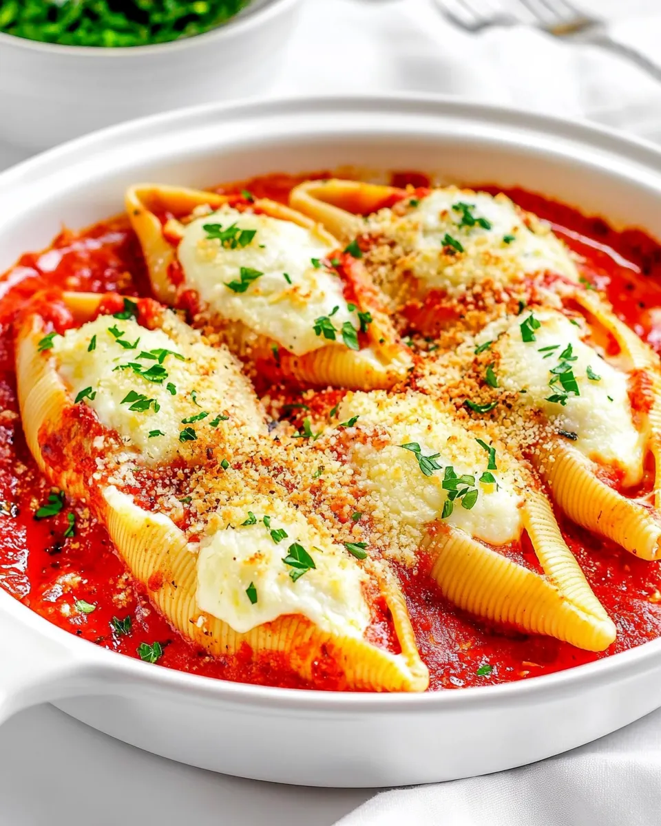 Easy Olive Garden Giant Cheese Stuffed Shells: Easy Restaurant-Quality Pasta at Home recipe photo