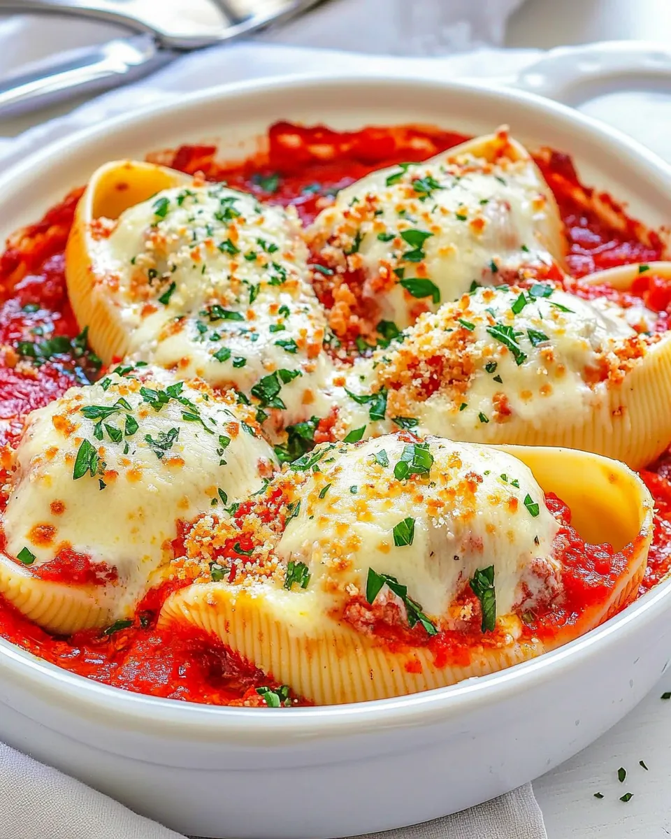 Delicious Olive Garden Giant Cheese Stuffed Shells: Easy Restaurant-Quality Pasta at Home shot
