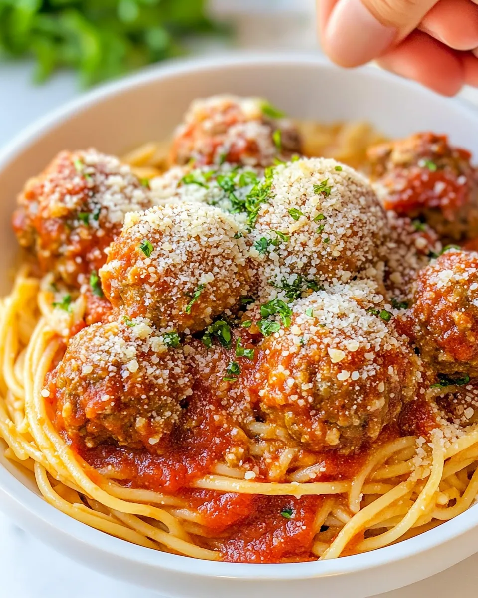 Delicious Olive Garden Spaghetti and Meatballs shot