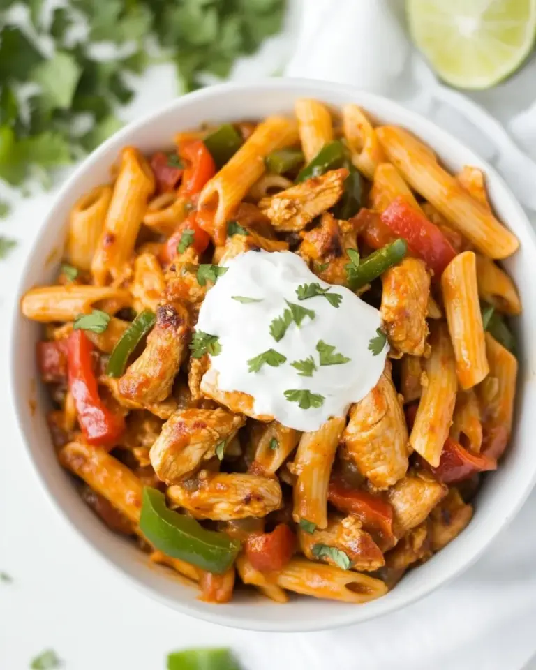 Easy One-Pan Chicken Fajita Pasta photo
