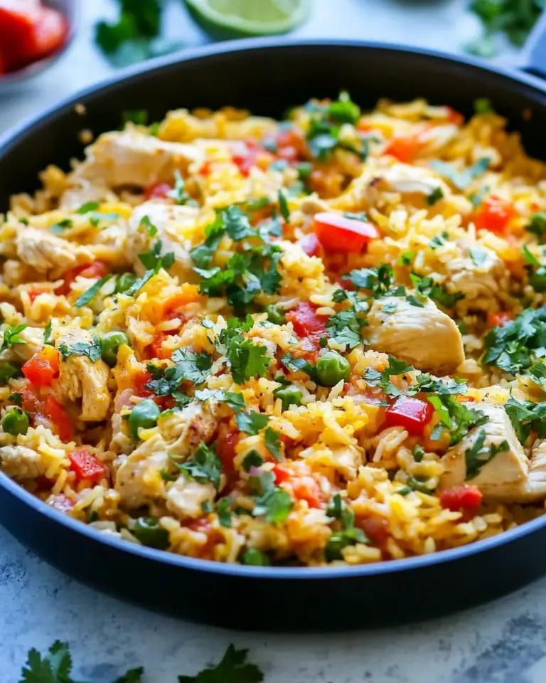 Homemade One-Pan Chicken Fajita Rice recipe photo