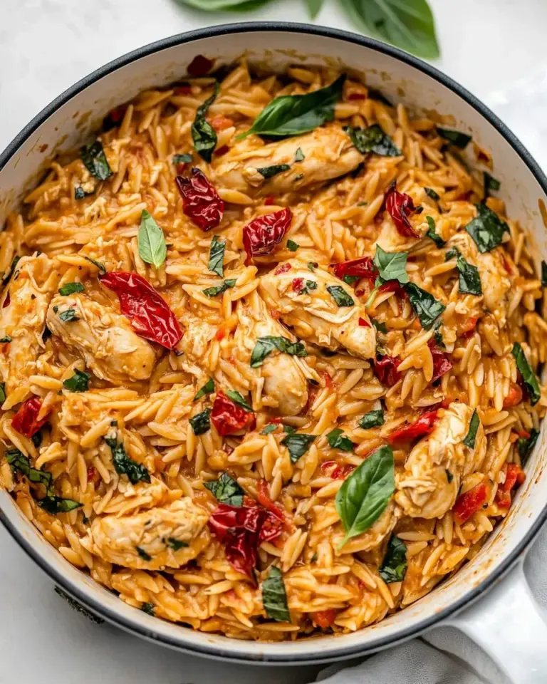 Homemade One-Pan Marry Me Chicken Orzo photo