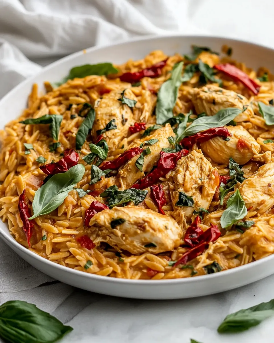 Classic One-Pan Marry Me Chicken Orzo image