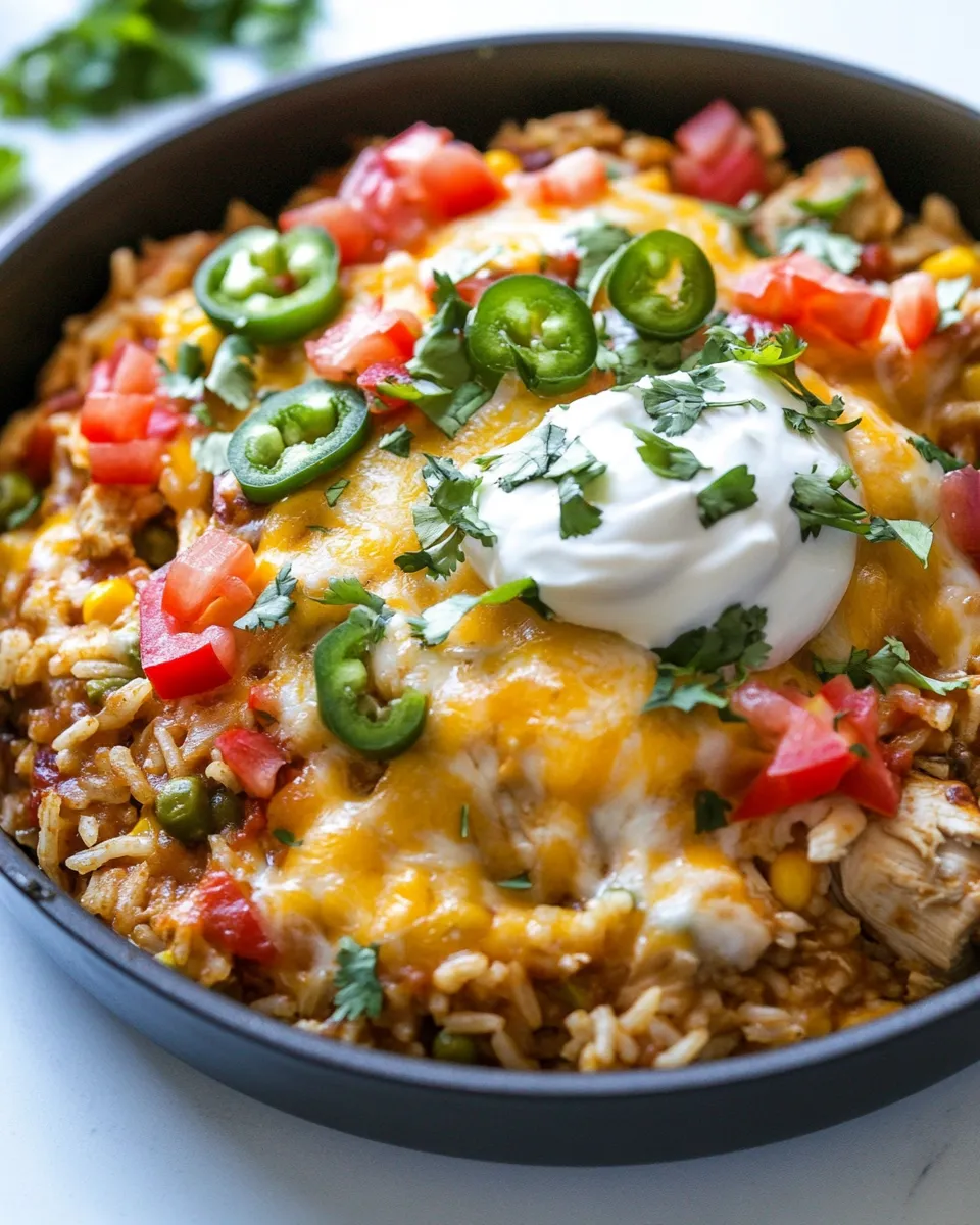 Delicious One-Pan Mexican Chicken and Rice image