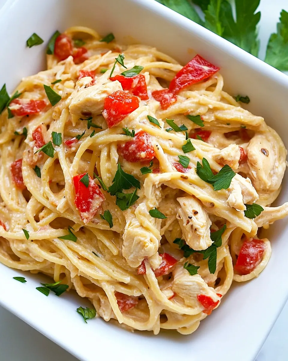 Quick One-Pot Chicken Spaghetti recipe photo