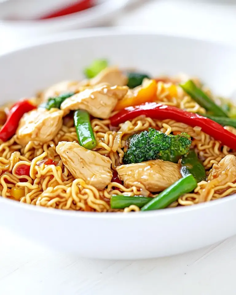 Easy One-Pot Chicken and Veggie Ramen Stir-Fry photo