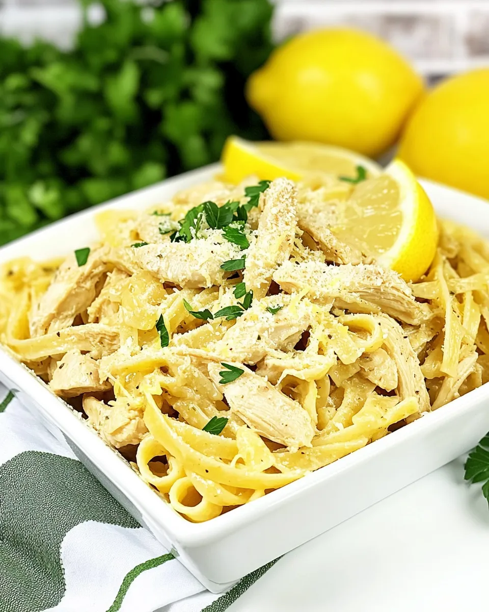 Quick One-Pot Lemon Chicken Pasta recipe photo