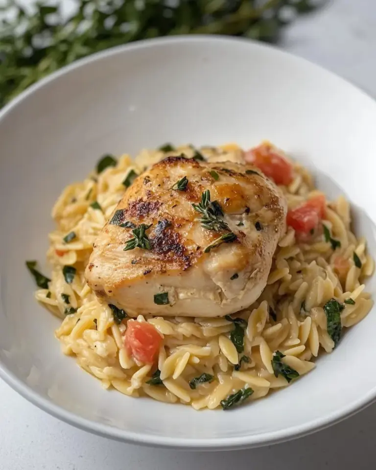 Easy One-Pot Lemon Chicken and Orzo photo