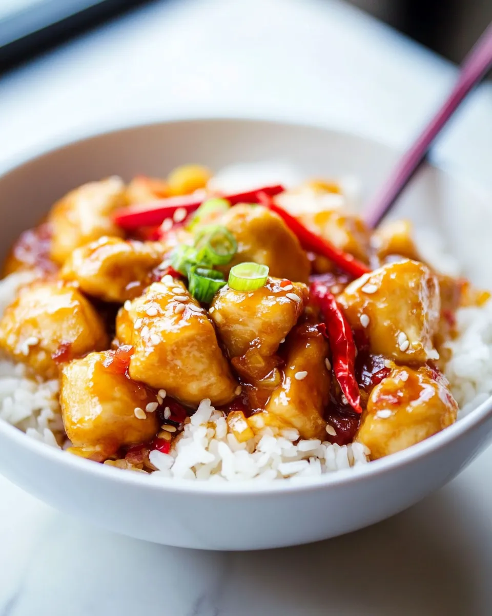 Delicious One-Pot Orange Chicken image