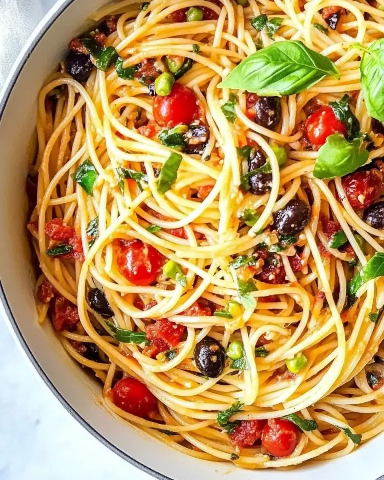 Easy One-Pot Spaghetti Puttanesca photo