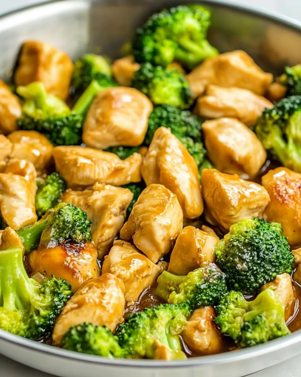 Healthy One-Skillet Chicken and Broccoli Dinner recipe photo