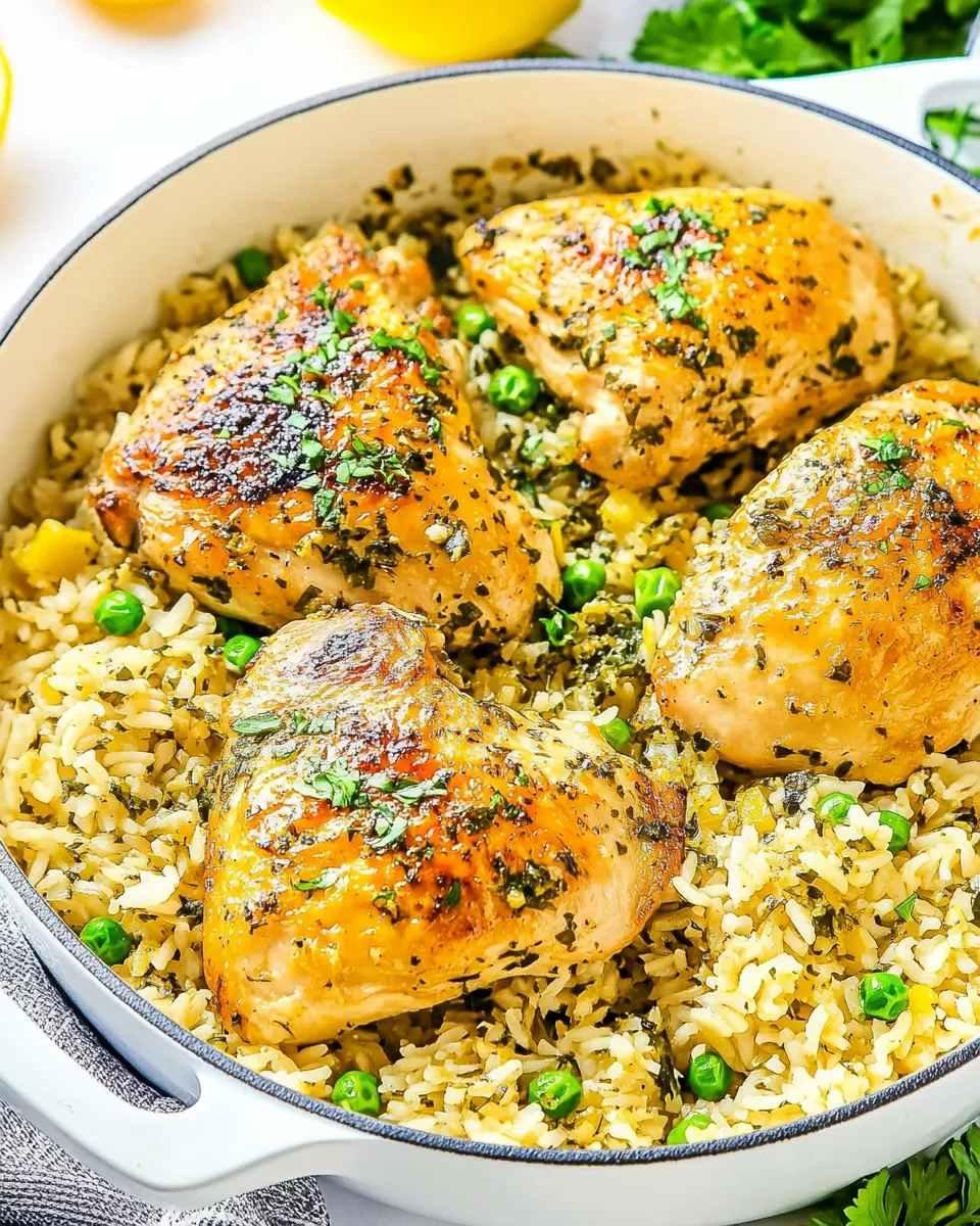 Easy One Pan Italian Chicken and Rice photo
