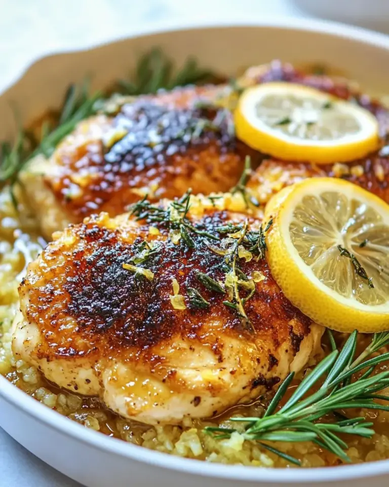 Easy One Pan Lemon Chicken photo