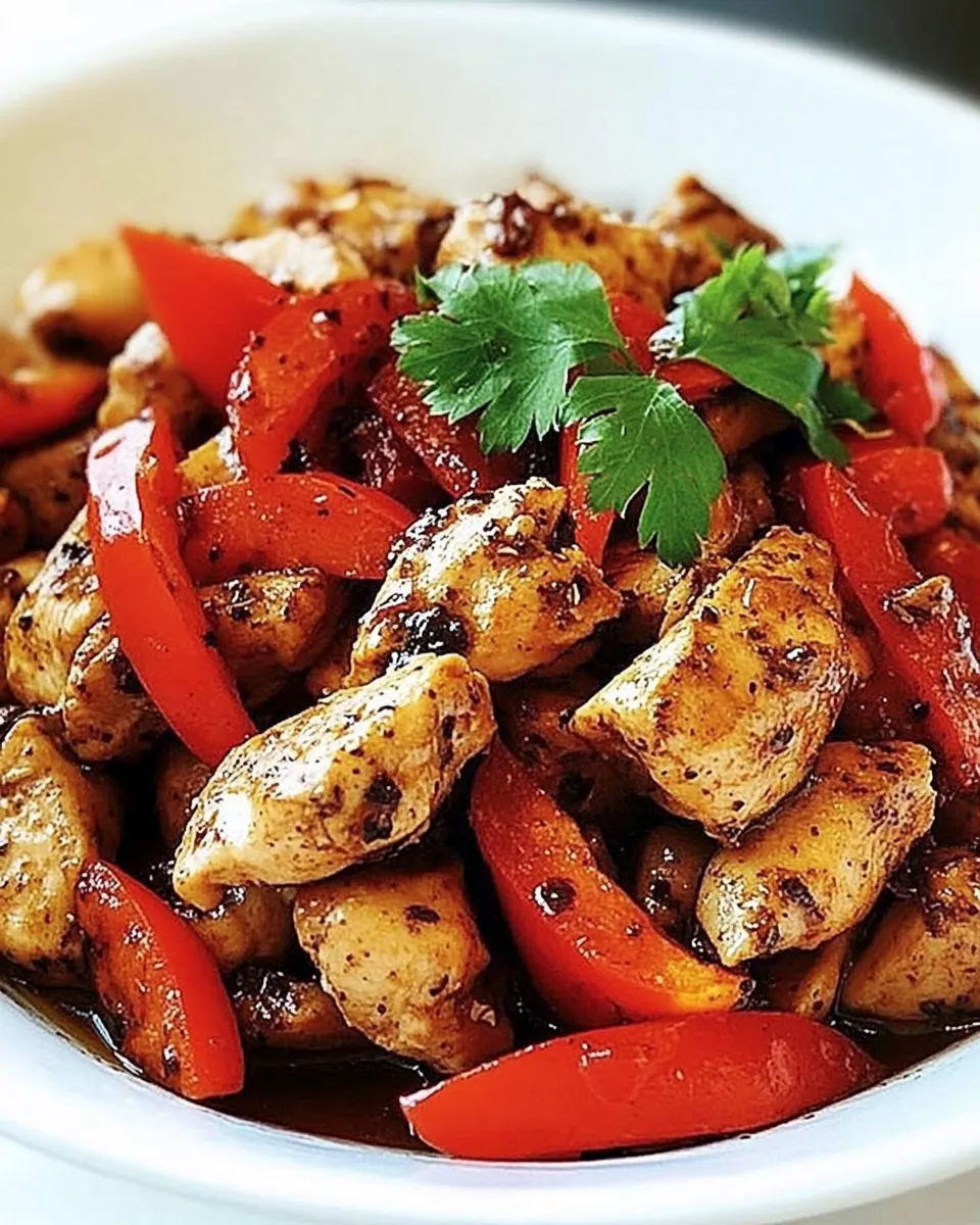 Delicious One Pot Black Pepper Chicken image