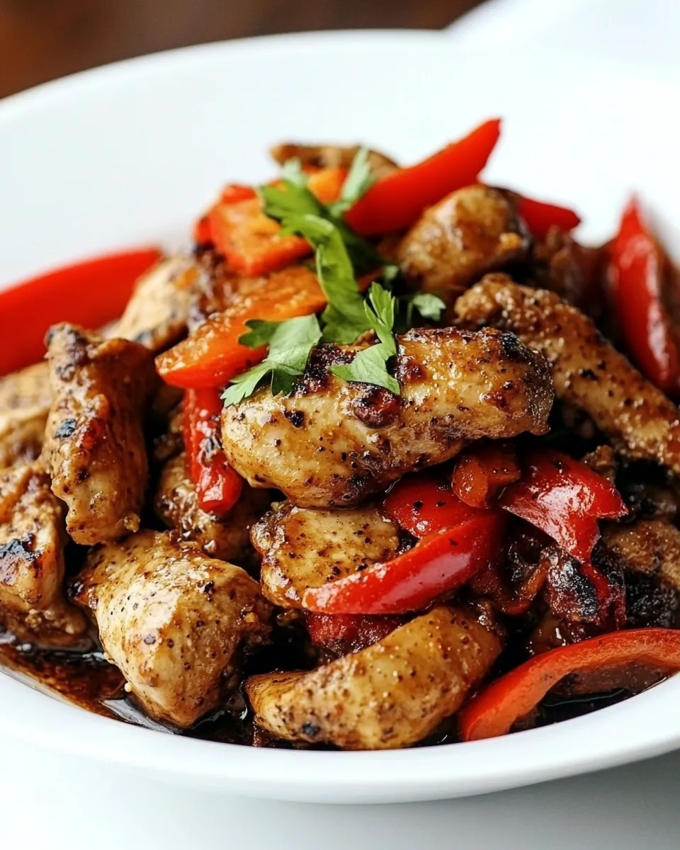 Quick One Pot Black Pepper Chicken recipe photo